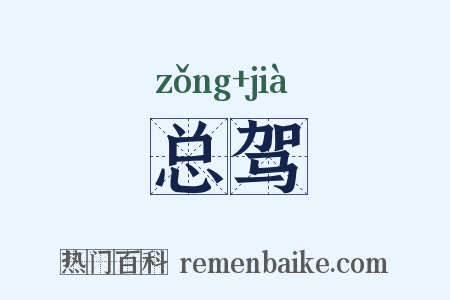 总驾是什么意思的图片